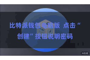比特派钱包电脑版 点击“创建”按钮说明密码