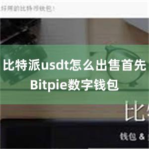 比特派usdt怎么出售首先Bitpie数字钱包